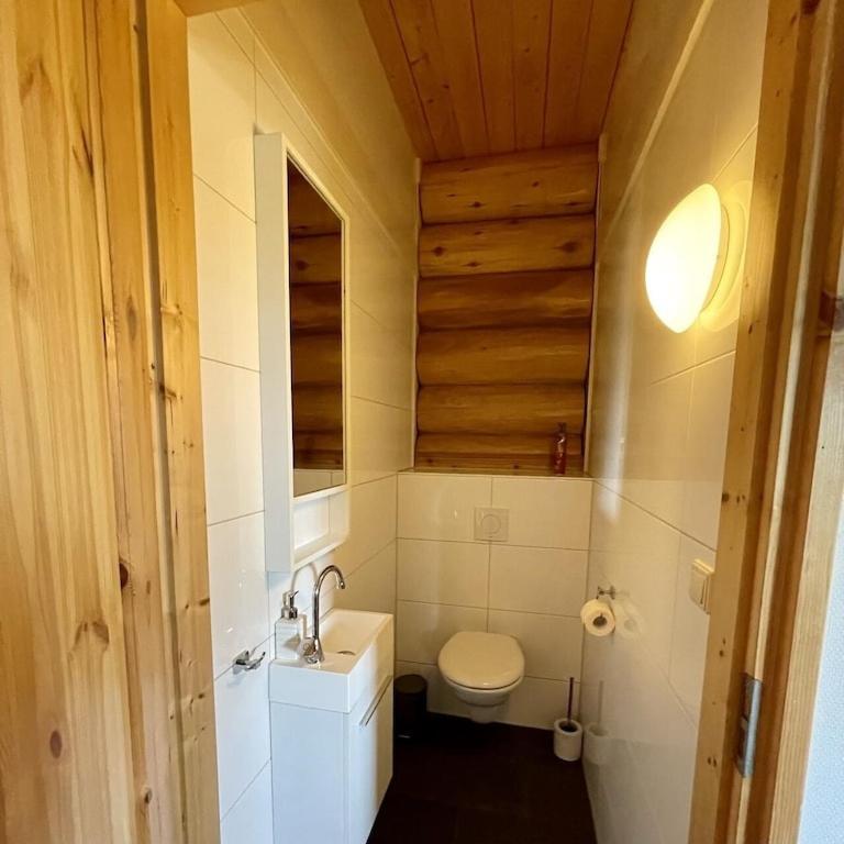 Unieke Houten Villa Met Sauna In Twente - 5P Den Ham Exterior foto